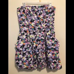 Armani Exchange Mini Strapless Dress Size 10